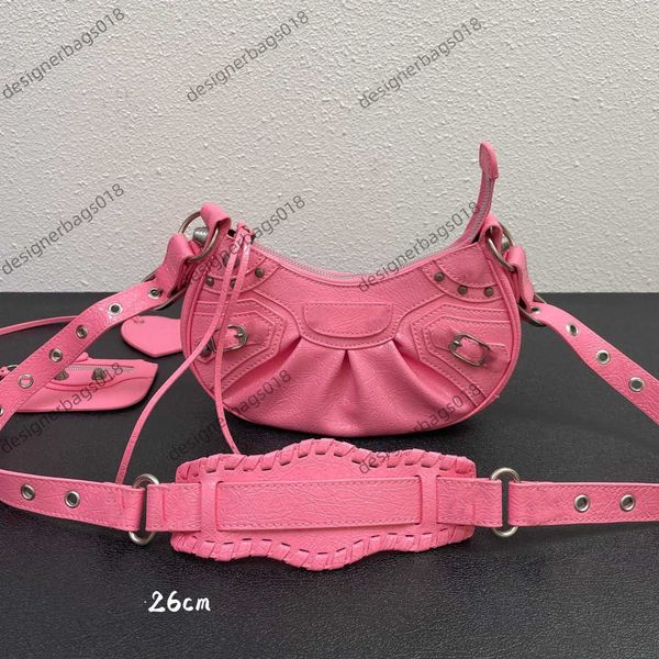 

bags women le cagole shoulder bag hobo design luxury designer motorcycle pleated crescent saddle crossbody messenger mirror coin purse