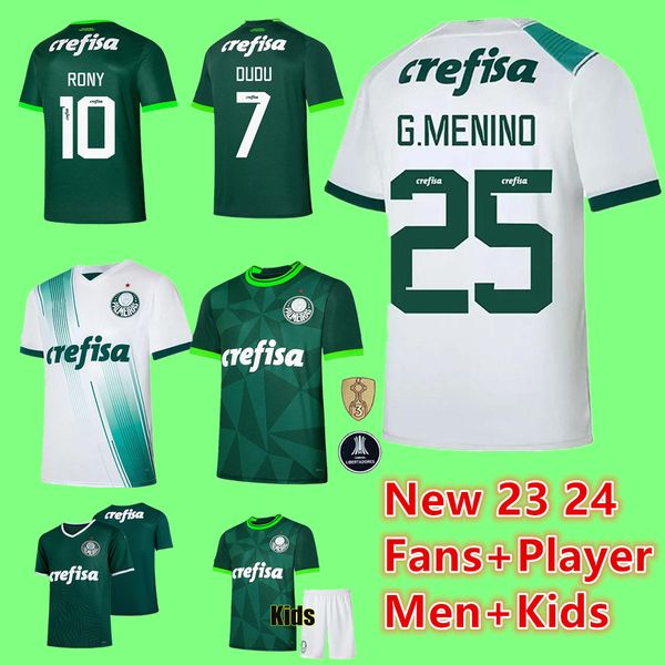

palmeiras dudu rony mens soccer jerseys 23 24 120th breno lopes r.veiga deyverson atuesta ze rafael g.veron danilo r.navarro home away footb, Black;yellow