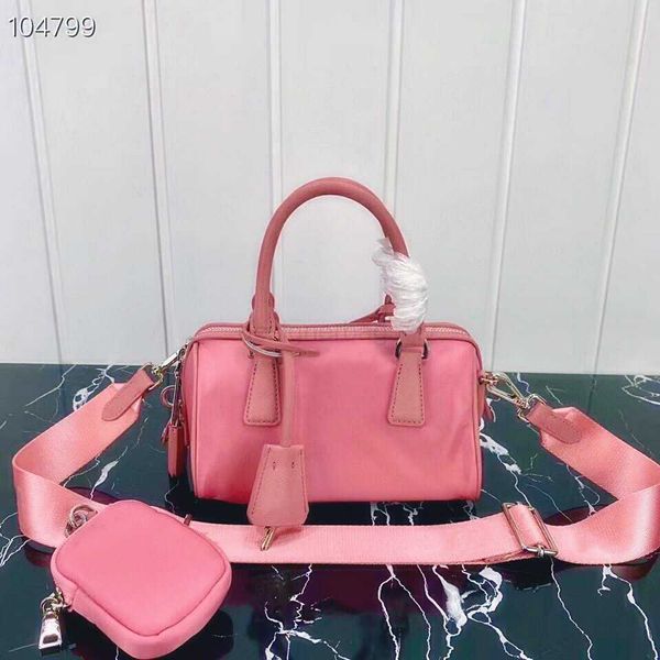 

p cleo bag prad fashion handbags boston bags three piece set shoulder tote woman handbags messenger bag canvas purse lady