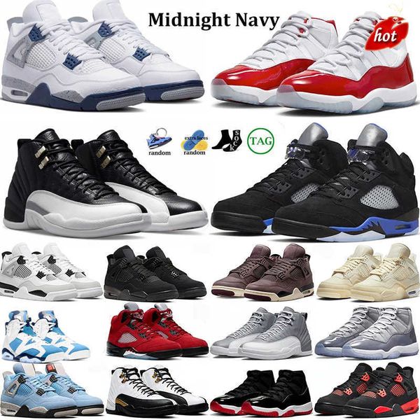 

2023 jumpman 4 basketball shoes men women jumpman 4 5 6 11 12 13 military navy black cat bred cherry metallic silver fire red unc cool grey