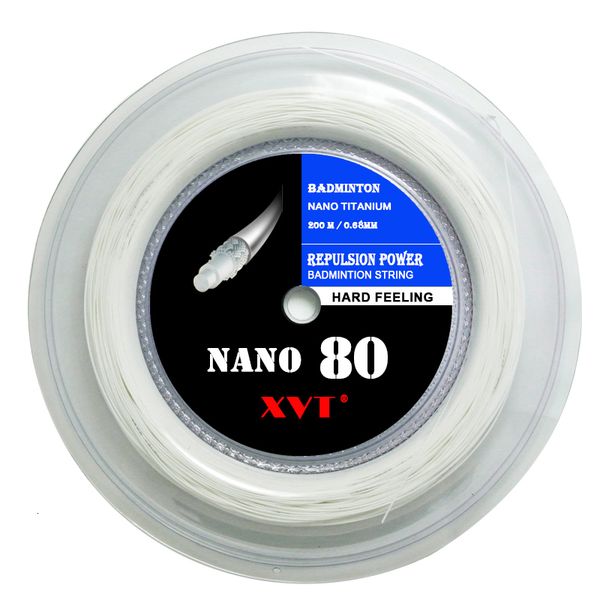 

badminton sets xvt 80 hard feeling 2830lbs 200 meters badminton string badminton racket string 230320