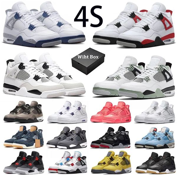 

sneakers basketball shoes jumpman black cat 4s trainers bordeaux midnight navy university blue black cat red thunder infrared bred pink blue