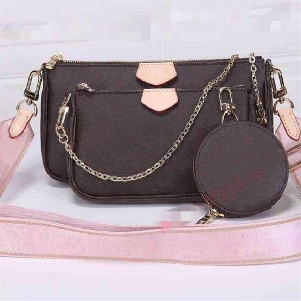 

handbag classic three-piece set removable design shoulder strap multi-color optio255y