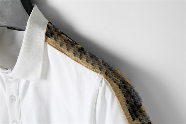 

men's t-shirt designer men's polo men's polo t-shirt sweatshirt sportswear t-shirt wholesale #05, White;black