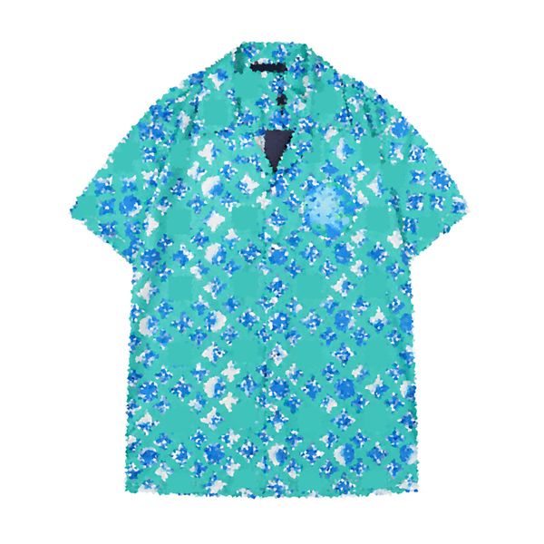 

men casual shirts designers tracksuits french spring summer fashion stitching tracksuit mens designer windbreaker breathable short sleeve dr, White;black