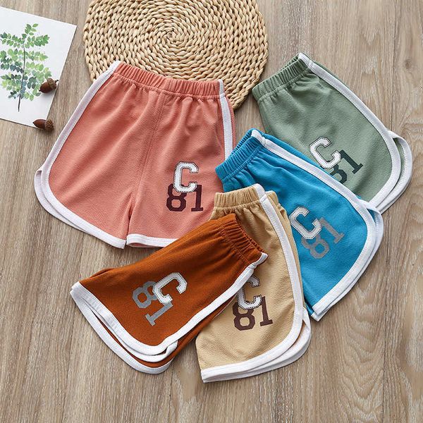 

women's shorts children's shorts summer new children's wear korean boys and girls thin shorts children's open crotch cas, White;black