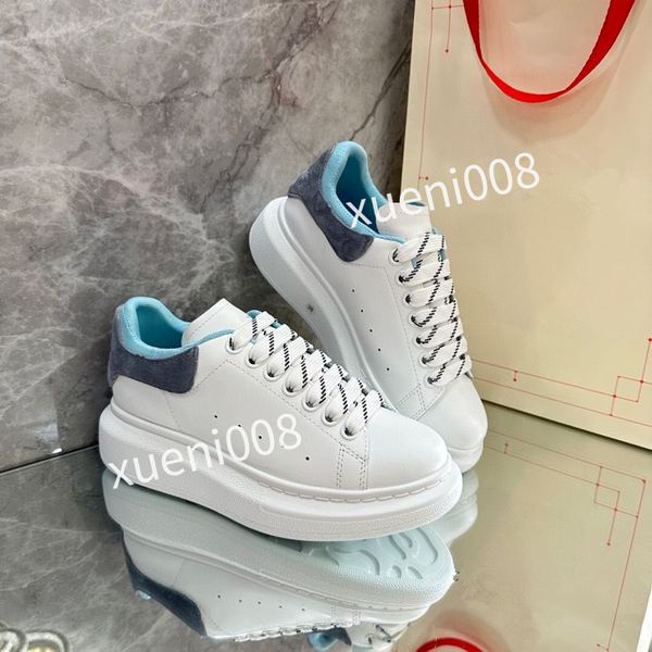 

2023new mens womens casual shoes triple white black trim velvet upper brown leather metallic silver metallic gold laser blue mens woman, Red;white