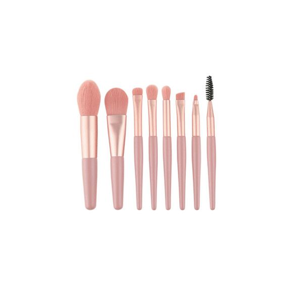 

8pcs mini soft makeup brushes set cosmetics macaron foundation contour blush powder eyeshadow blending makeup brush beauty tools