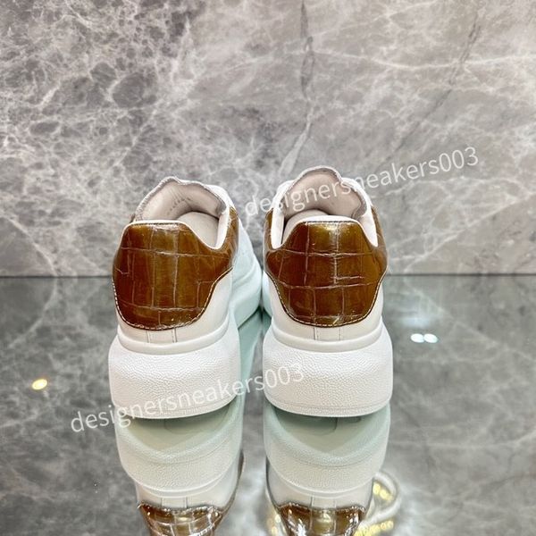 

leather lace up platform sole sneakers white black mens womens luxury suede fashion casual shoes men's and women's sports shoes