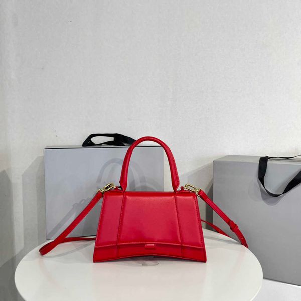

designer bags women's hourglass bag luxury genuine leather handle fashion tote bags half moon crossbody clutch flap chain shoulder bag