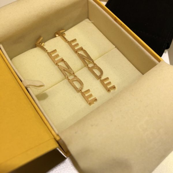 

2023-stylish bag pendant studs pearl handbag ear hoops letter golden danglers women designer earrings eardrops with box birthday gift, Golden;silver
