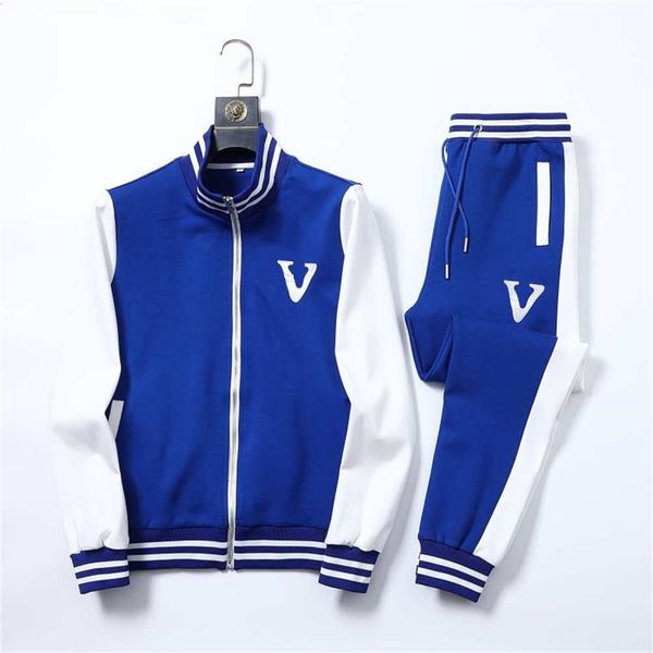 

european and american street men's tracksuits sportswear new fashion brand men's suit spring and autumn men's two-piece sport, Gray