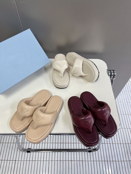 

new designer sandals bread high heel slippers women's flat head open toe temperament fashion single shoe leather flip flops, Black