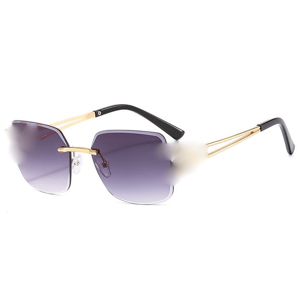 

2023 fashion eyewear beachfashion designer men's sunglasses new women's sunglasses fashion sunglasses frameless sunglasses modern, White;black