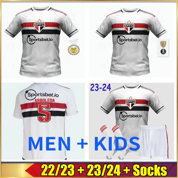 

2023 sao paulo fc pablo alisson soccer jerseys luciano 23 24 arboleda rafinha calleri maia pele eterno 2024 home away 3rd football shirt foo, Black;yellow