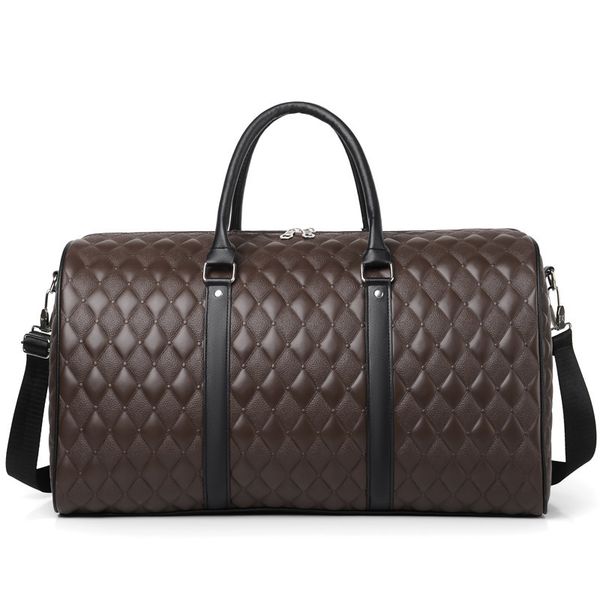 

stuff sacks leather business travel bag for men large size luggage hand european style big duffle fashion brand male weekend 230321