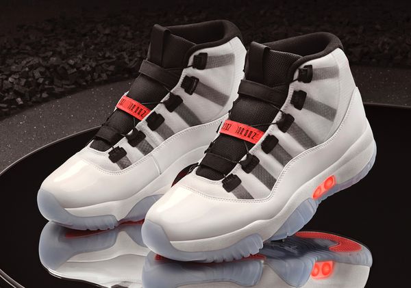 

2023 release authentic 11 adapt shoes led trainers red black white infrared mens sports outdoor sneakers sports with box da7990-100