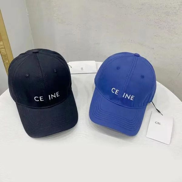 

fashion mens designer hat womens baseball cap celins s fitted letter summer snapback sunshade sport embroidery beach hats, Blue;gray