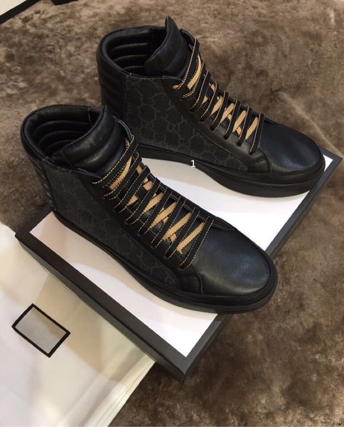 

g14/13model luxury mens casual high-canvas shoes fashion designer men tennis gray black breathable sport sneakers male trainer skateboard tr