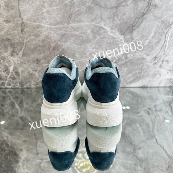 

fashion designer mens casual shoes triple white black trim upper brown leather metallic silver metallic gold laser blue mens woman2023, Red;white