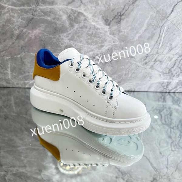 

fashion designer mens casual shoes triple white black trim velvet upper brown leather metallic silver metallic gold laser blue mens woman202, Red;white