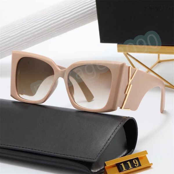 

frame 2023 Designer Brand Sunglasses 119 for Black Brands Women Glasses UV Protection Fashion Sungl s