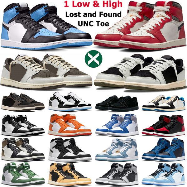 

jumpman 1 high og basketball shoes men women 1s low black phantom olive reverse mocha unc toe chicago lost and found true blue mens trainers