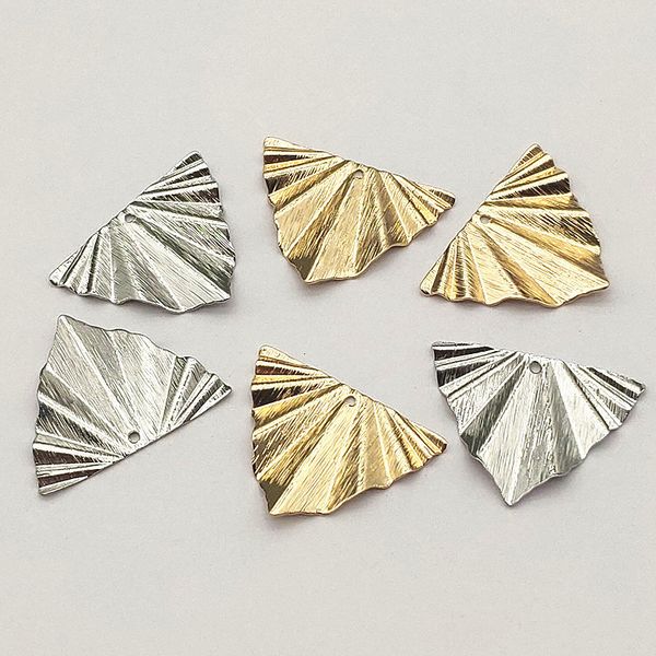 

charms arrival 29x22mm 100pcs brass pendants triangle charm for handmade necklace earrings diy parts jewelry findings components 230320, Bronze;silver