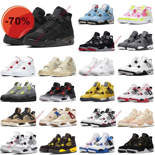 

basketball 4s shoes for men women military black cat sail red thunder white oreo university blue infrared shimmer cool grey lighting sports