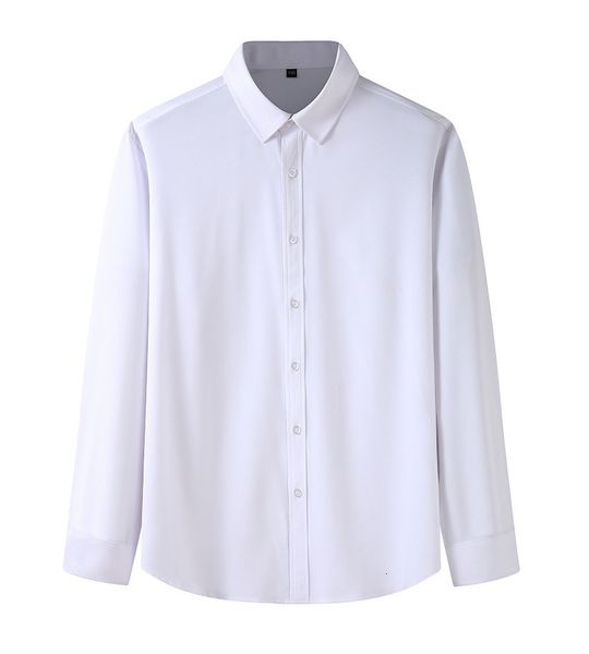 

men's casual shirts 10xl 8xl 7xl men's long sleeve shirts spring autumn solid color lapel loose business casual shirt oversize mal, White;black