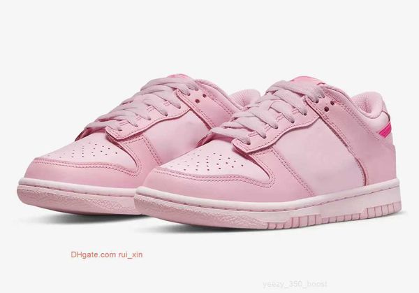 

dunks low girl triple pink kids andst. patricks day red black green white grade school children's shoes for sale outdoor sport shoe tra