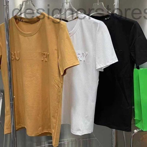 

designer mens t shirt tshirt burb round neck short sleeve shirts men women sweatshirt letter printing cotton oversize tshirt 4xl 5xl ic1u, White;black