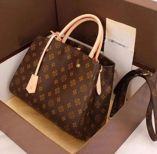 

totes designer bags montaignes bb totes bags women designers handbags luxurys shopping bag classic brand leather large capacity brown handba