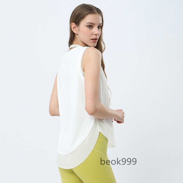 

lulus yoga outfits back hollow out shockproof push up sport tank women soft nylon feel gym workout sleeveless shirt vest with padded