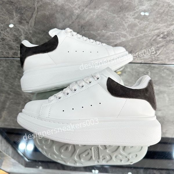 

2023new designer casual sneakers double shoes training shoes fashion sneaker panel shoes platform lace up print plate-forme, Black