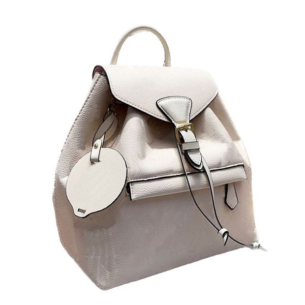 

classic flower backpack embossed leather backpacks women luxury designer drawstring handbag large capacity satchels fashion schoolbag travel