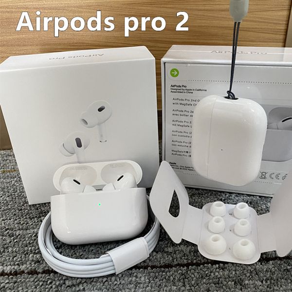 

Apple Airpods pro 2 2nd generation headphone Airpod pros 3 Earphones ANC Noise cancellation Rename GPS Wireless Charging Bluetooth Headphones Earbuds headset, 100% real valid serial number