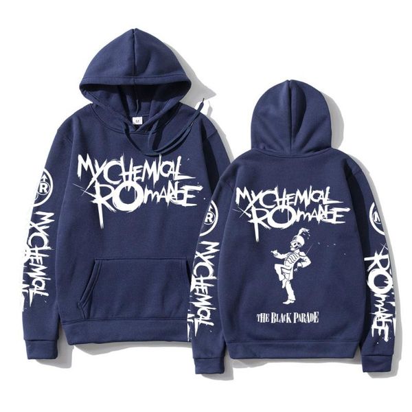 

men's hoodies my romance double sided graphic streetwear men women black parade punk emo rock hoodie hooded sweatshirt pjjl