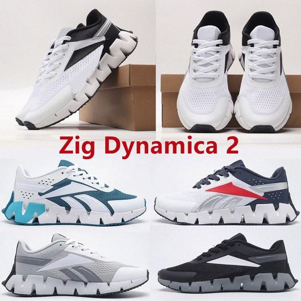 

zig dynamica 2 running shoes asic sneaker shock absorbing black blue grey red designer men women asiics fashion runner trainers sports train