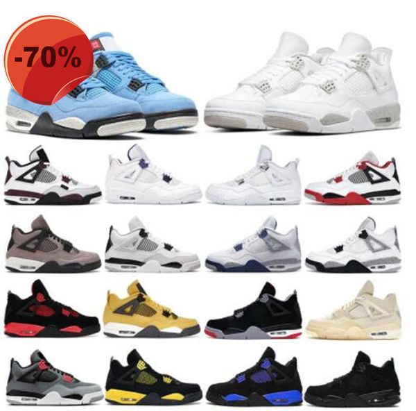 

jodan jumpman jordens 4 4s basketball shoes military black cat canvas shoe men wild things guava ice lemon venom white cement oreo x red air