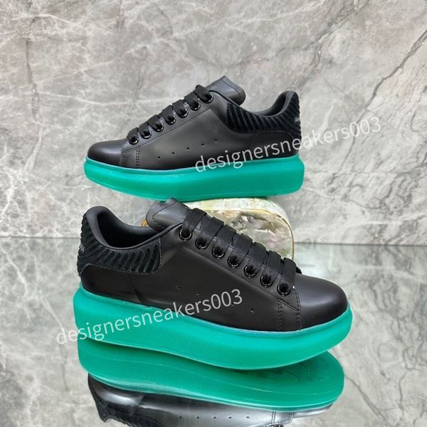

new fashion mens casual sneakers double shoes training shoes fashion sneaker panel shoes platform lace up print plate-forme shoes, Black