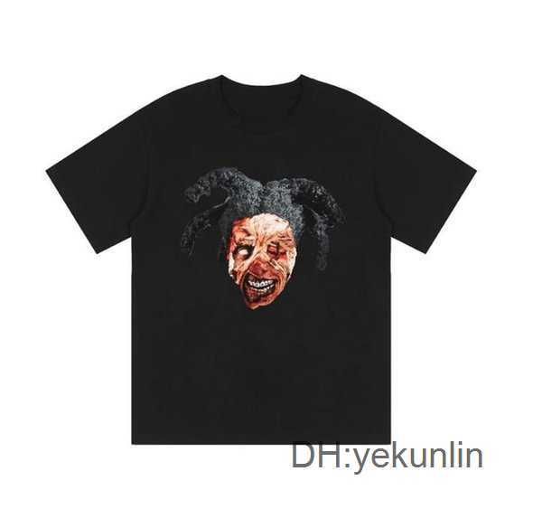 

men's t-shirts summer designer large big friends men women shirts casual smoke angel printed tshirts loose lovers short sleeve tee 3lg8, White;black