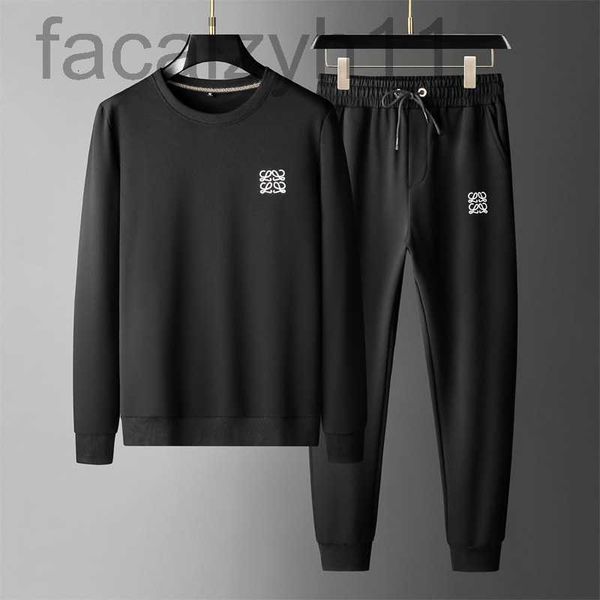

men's tracksuits designer autumn and winter new embroidery sweater set fashion sports casual pants two piece uaj3, Gray