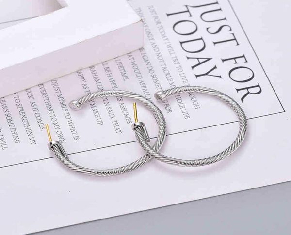 

gold stud earring jewelrys fashion hoops white dy silver women jewelry ed thread earrings designers versatile plated needle t4135637, Golden