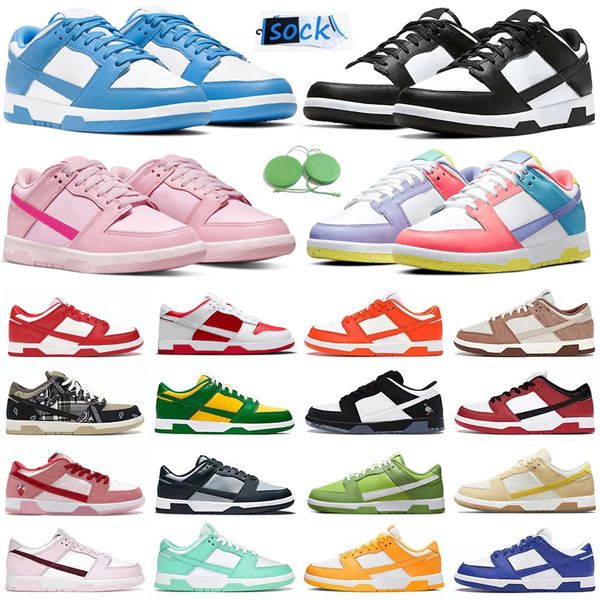 

men women shoes sneaker panda white black unc blue grey fog pn dust syracuse kermit triple pink olive argon candy platform mens trainers spo