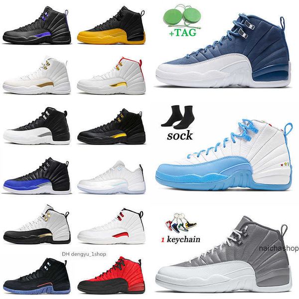 

men trainers basketballs shoes 12 jumpman sneakers playoffs stealth reverse flu game royalty university gold 12s sports ut air jorden jordon, Black