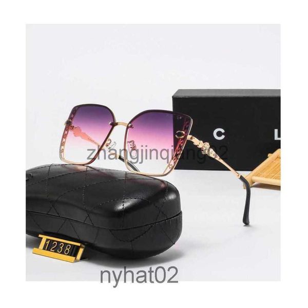 

designer channel sunglass cycle luxurious fashion sport polarize sunglasses men women lovers vintage baseball anti ultraviolet new rimless s, White;black