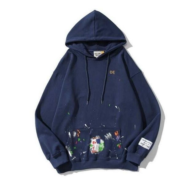 

hoodies galleryes depts sweatshirts hoodie designer gary painted graffiti used letters printed loose casual fashion men and women designer g, Black