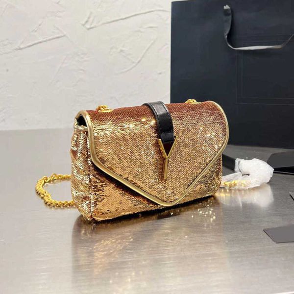

vintage designer bags woman shoulder bag classic handbags luxury v-shaped stripes leather chain envelope handbag women underarm 220920