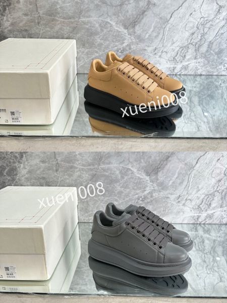 

2023new designer mens casual shoes white black trim upper brown leather metallic silver metallic gold laser blue mens, Red;white